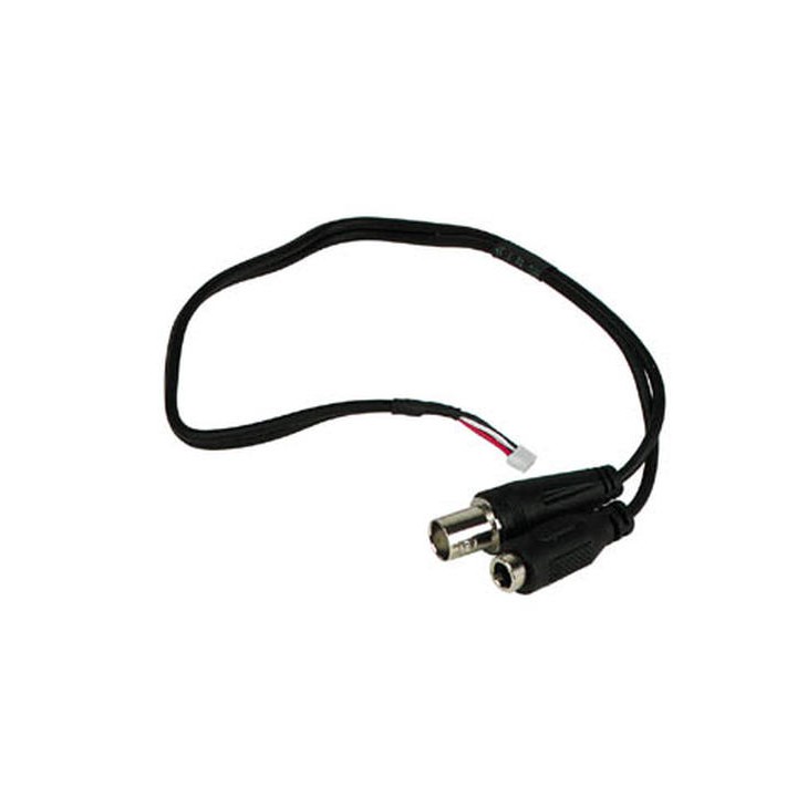 Schnur bnc stecker und stromversorgung stecker fur kamera 30cm schnur schnur velleman - 1
