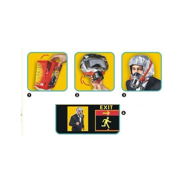 Gasmaske atmung rauch anti feuer anti feuer jr international - 2