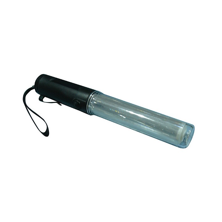 Baton lumineux 26cm torche Eclairage led lumiere bleu circulation route aeroport eclats antivols - 7