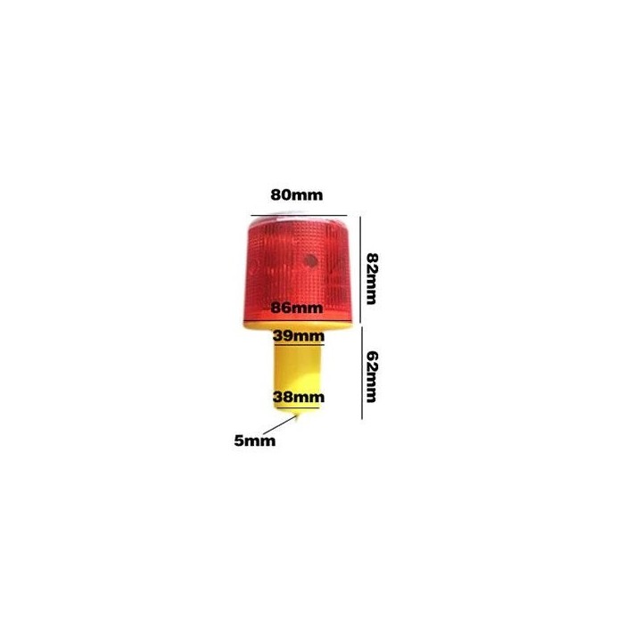 Lampe de chantier lanterne solaire batterie 1.2v 400mAH eclairage secour 500 1000m 50/minutes JS-01