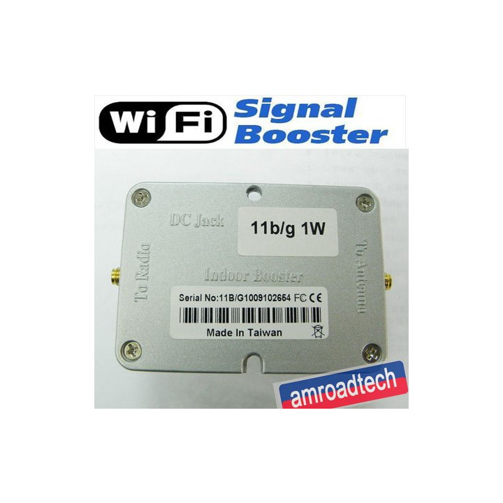 1w wifi wireless lan signal booster amplifier antenna 2.4ghz 1000mw 802.11b/g jr international - 3