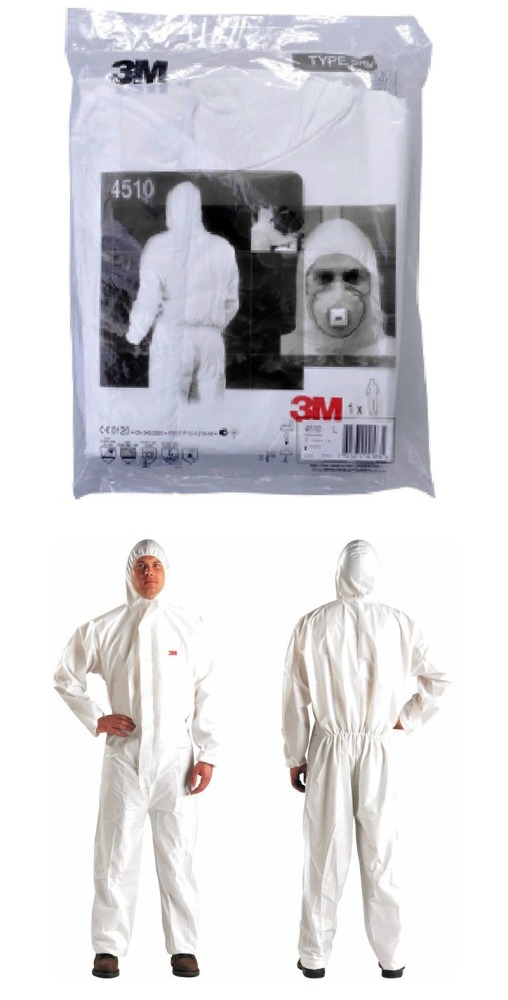 Combinaison 3m 4510 Taille L électricité statique vetement protection efficace contre les particules anti-poussière peinture