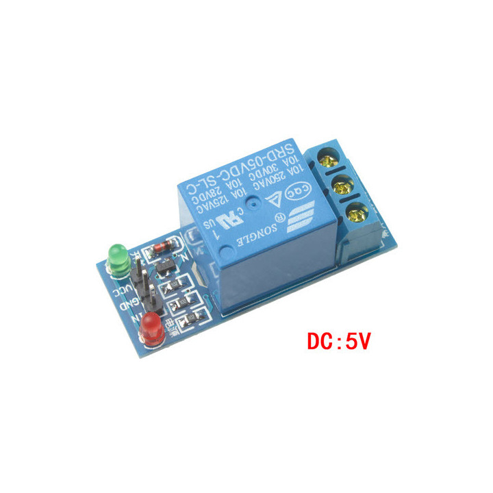 Yizhet 5V Module Relais DC 5V 230V 2 Canaux Module Relais avec Optocoupleur  pour Raspberry Pi Arduino UNO R3 Mega 2560 1280 DSP Arm PIC AVR STM32 MCU