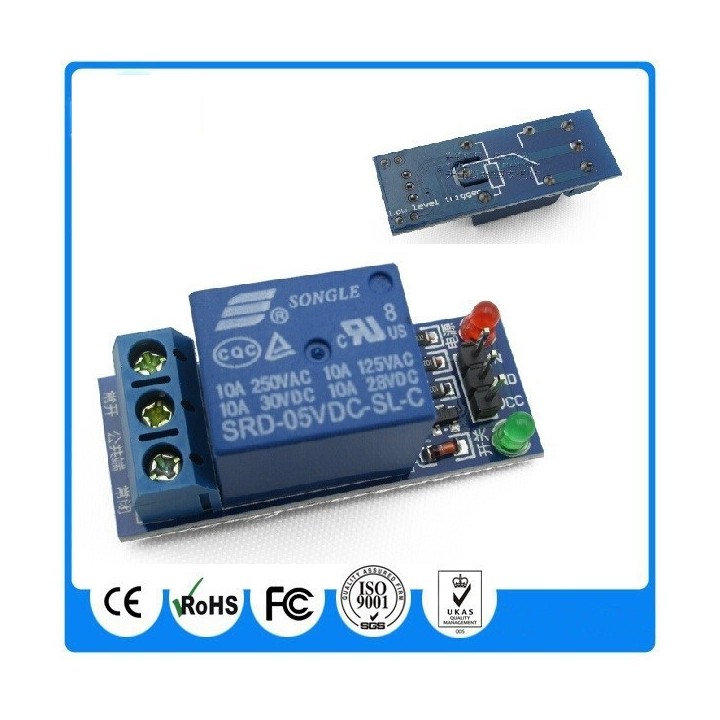 5v 12v relè di potenza del modulo 10a 220v 1 canale di automazione arduino braccio dsp aprile picco jr international - 3