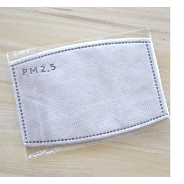 1 filtro di protezione in carta DTT885 5 strati sostituibili PM2.5 Antiappannamento per maschere bocca lavabili