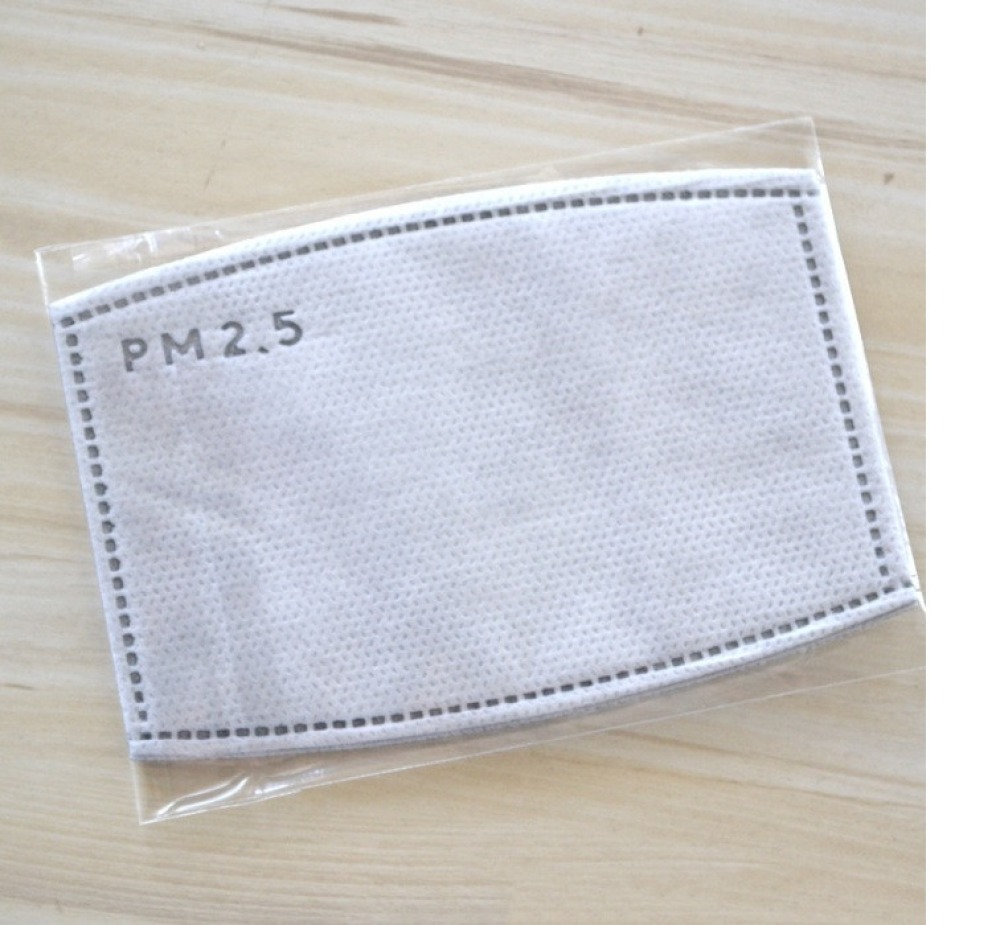 1 Papierschutzfilter DTT885 5 austauschbare Schichten PM2.5 Anti-Mist für waschbare Mundmasken