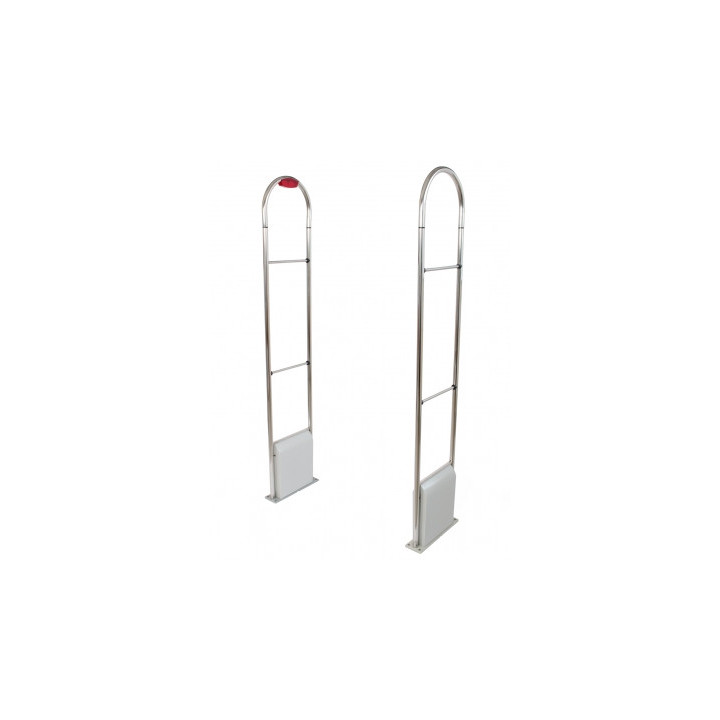 Sistema de control de tienda ficticia de pórtico antirrobo 2 antenas de microondas eas pantalla antirrobo