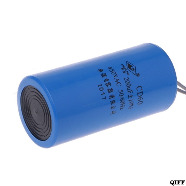 Capacitor 200mf 200 mf micro farad 200uF 250v 450v condo air conditioner motor cd60 Washing Machine