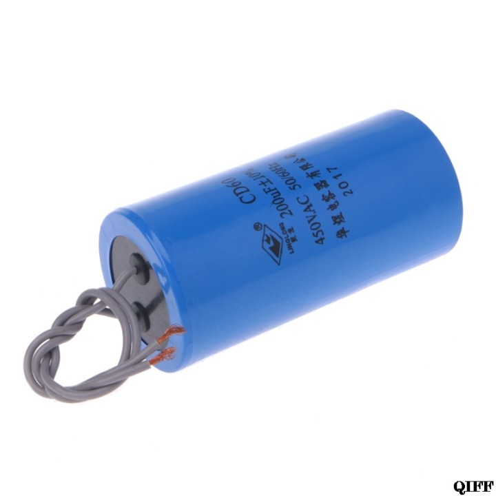 Condensateur 200mf 200 mf micro farad 200uF 250v 450v condo climatiseur moteur cd60 Machine à Laver