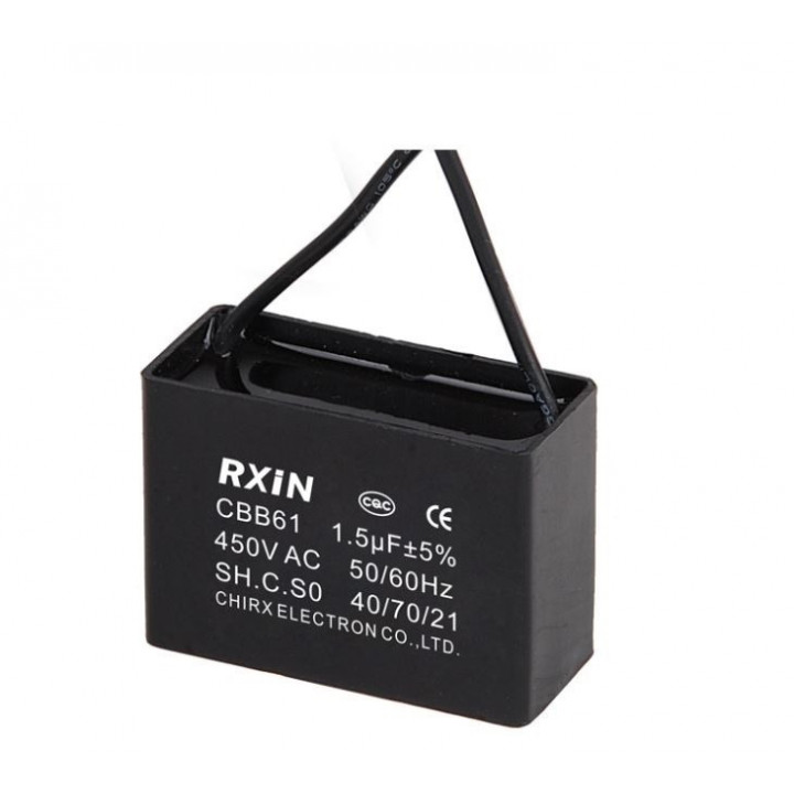 kondensator CBB61 450V 1.5UF tifoz tifoz kondensator vëllim kapacitoreve 2uF kga-supplies - 4