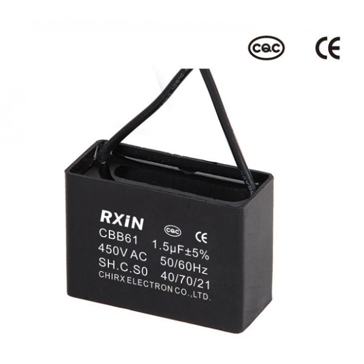 capacitor CBB61 450V 1.5UF fan exhaust fan capacitor capacitance capacitors 2uF kga-supplies - 1