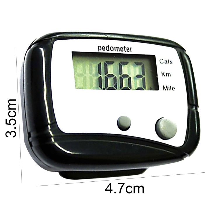Digital Pedometer Step and Calorie Distance Meter 5 digit Precis