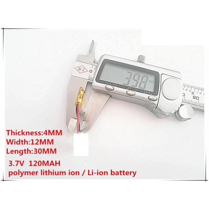 Rechargeable battery lipo akku 3.7v 120mah L891 accumulator accumulator Li-polymer pen camera 401230