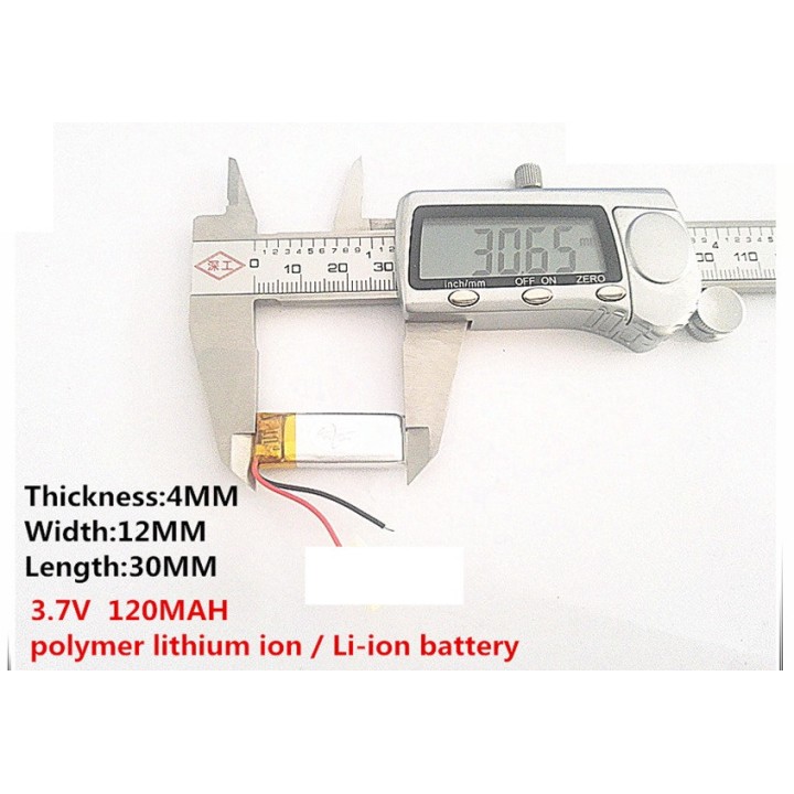 Batteria ricaricabile lipo akku 3.7v 120mah L891 accumulatore accumulatore fotocamera penna ai polimeri di litio 401230