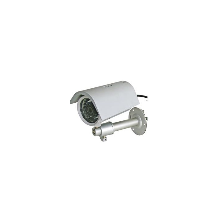 Camera ccd couleur ir 1 3 etanche camcolbul7 sans alim  vision nocturne noir blanc alim coax ir