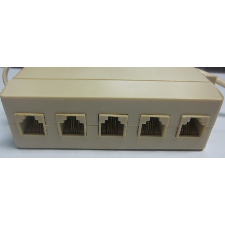 Box for Keystones 5 holes Extension card for 5 jacks Box for Keystones 5 holes jr international - 3