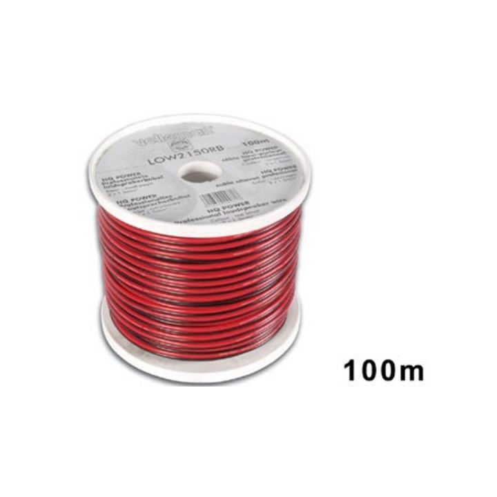 Kabel hp sono pa 2x1.5 kabel hp 2x1 5mm2 rundes 100m fur vertonung offentlich adress sono pa pa velleman - 1