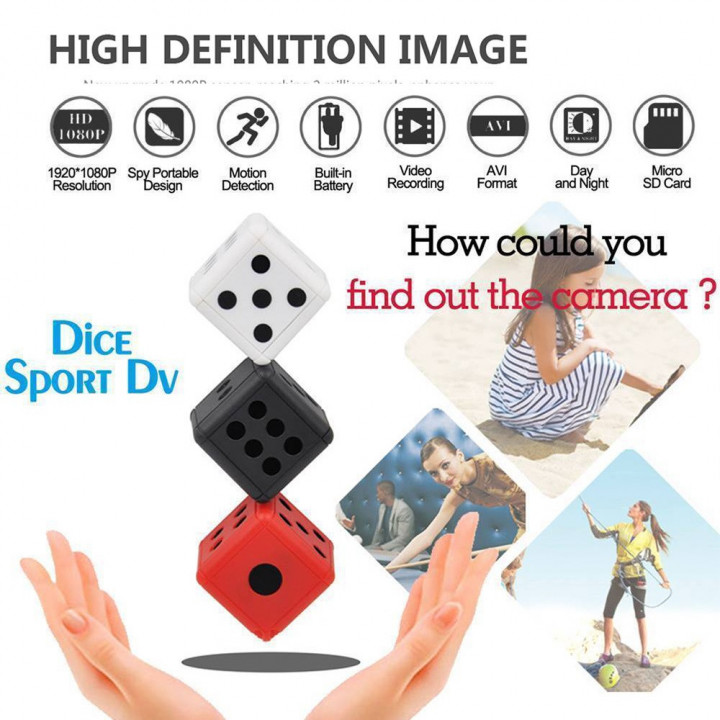 SQ16 1080P HD Infrared Rechargeable Security Camera Night Vision sd digital recording