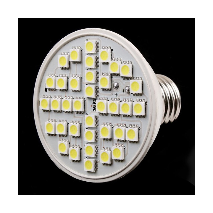 Ultra bright 220v 6w e27 36 led light bulb lamp led spot white bulb energy saving jr international - 3