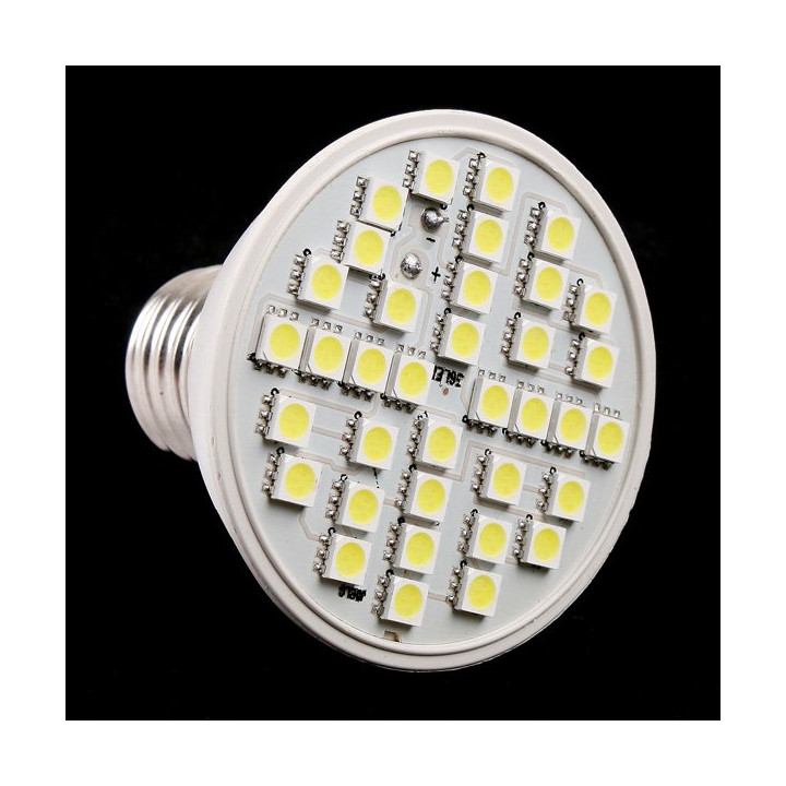 Ultra bright 220v 6w e27 36 led light bulb lamp led spot white bulb energy saving jr international - 5