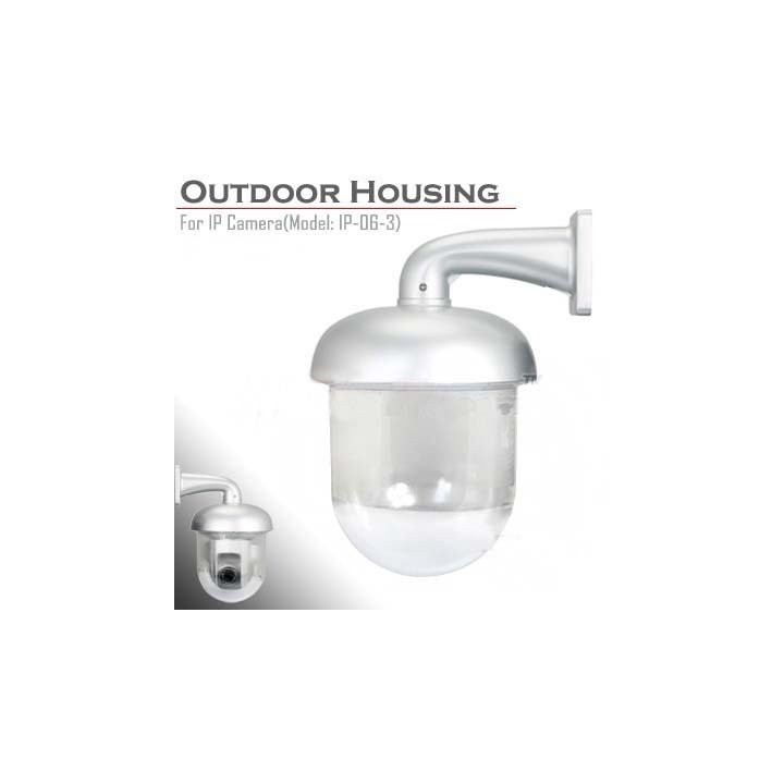 Housing for ip dome camera pan tilt wifi waterproof enclosure and wall mount safe protective cover jr international - 1