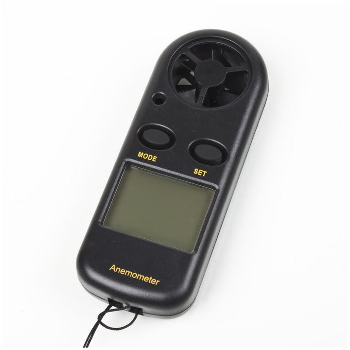 Misure di velocità del vento anemometro digitale termometro digitale lcd sport anemometro am02 jr international - 5