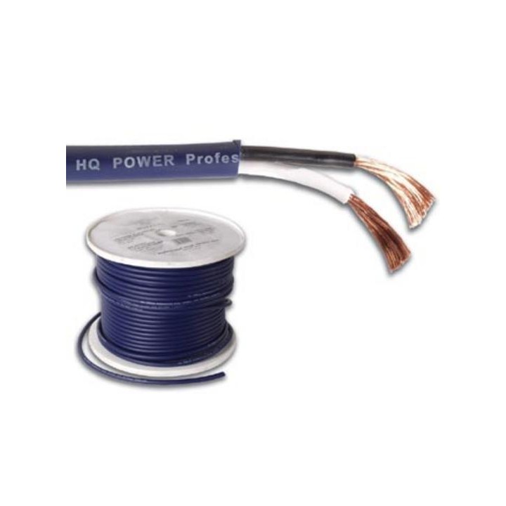 Cable altavoz profesional 2x2.50mm² azul (100m) sonorizacion larga distancia velleman - 1