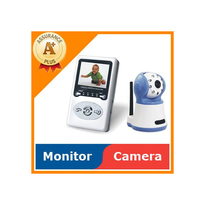 Home 2.4 inch wireless tft lcd video baby monitor + cmos 380tv lines ir night vision camera 2.4ghz baby monitor jr international
