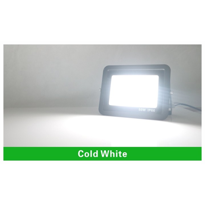 LED-Projektorbeleuchtung 12V DC 50W kaltweiß wasserdicht IP66 tragbares Licht SMD2835 4500 Lumen