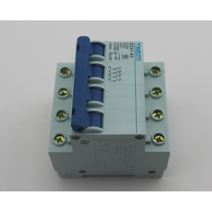 Disgiuntore elettrico 3p +n 20a 400v interruttore automatico schneider electric - 2
