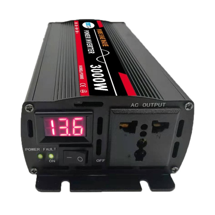 3000W Pure Sine Wave Inverter Transformer Voltage Converter Power 48V to 220V