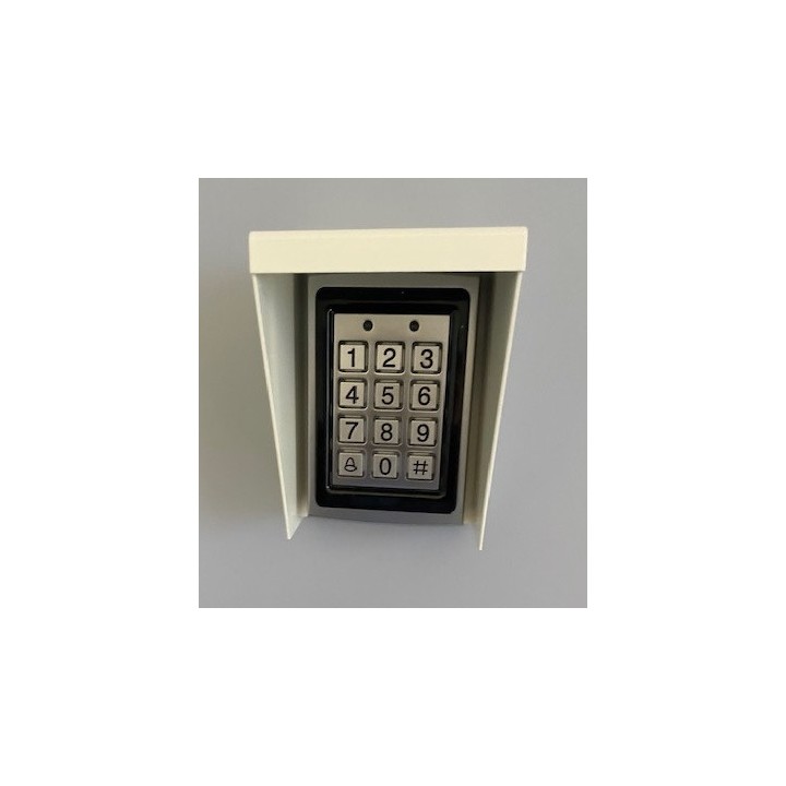 Keyboard card reader em control 125khz sac-101 standalone access 12v waterproof metal outdoor sac-101 jr international - 18