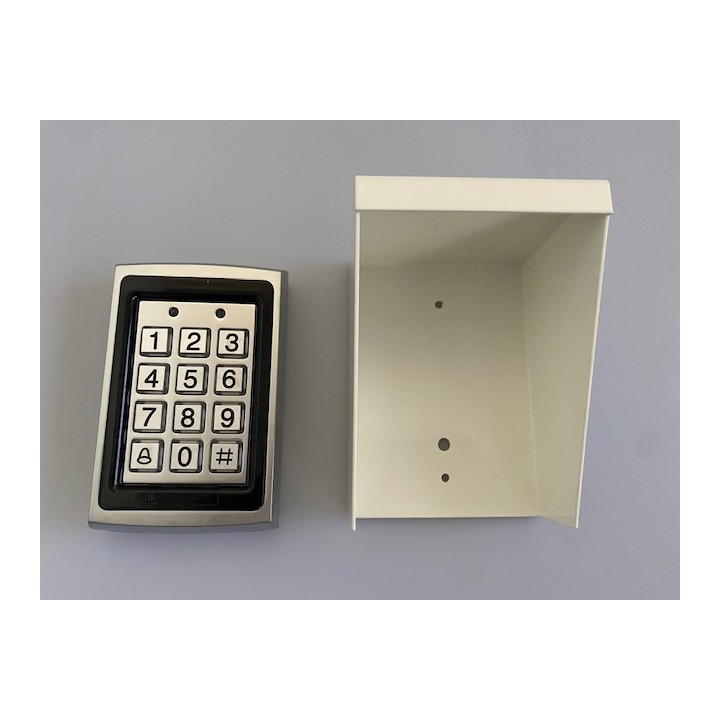 Teclado lector de tarjetas em 125khz sac-101 control acceso independiente 12v impermeable metal exterior sac-101 jr internationa