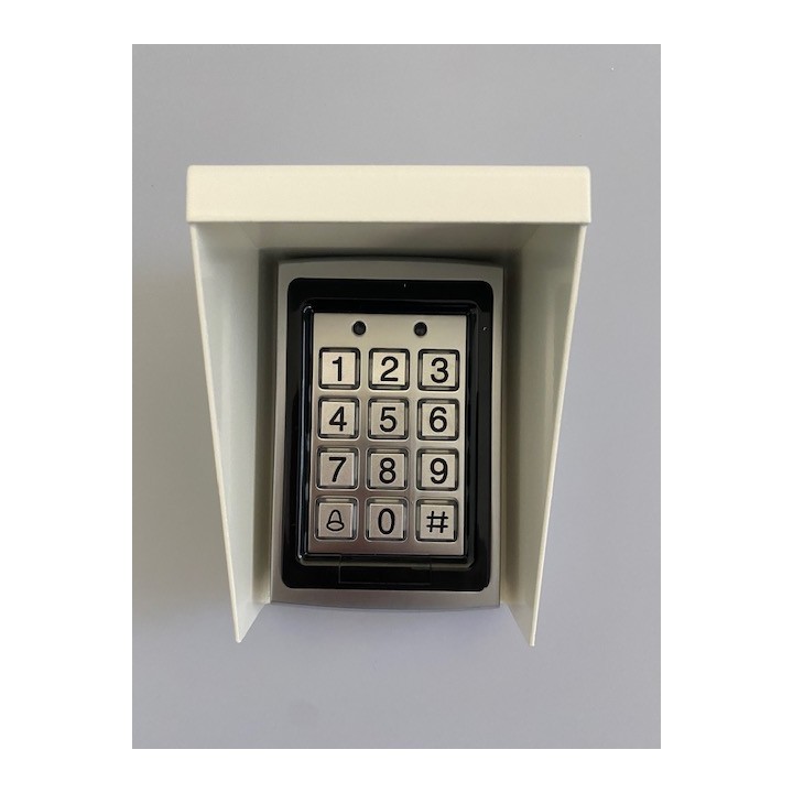 Teclado lector de tarjetas em 125khz sac-101 control acceso independiente 12v impermeable metal exterior sac-101 jr internationa
