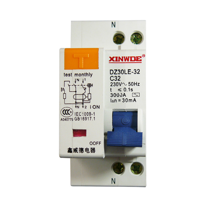 Dz30le dpnle 32a residual current circuit breaker break electrical jr international - 2