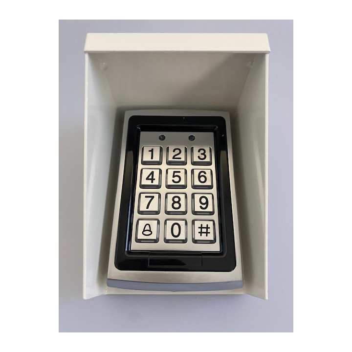 Teclado lector de tarjetas em 125khz sac-101 control acceso independiente 12v impermeable metal exterior sac-101 jr internationa