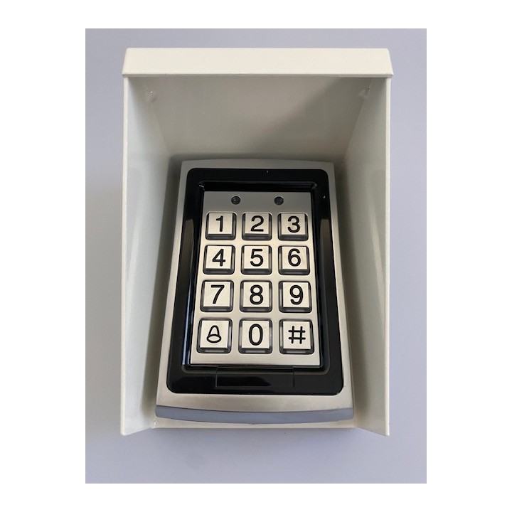 Clavier lecteur de carte em controle acces autonome 12v metal etanche exterieur sac-101