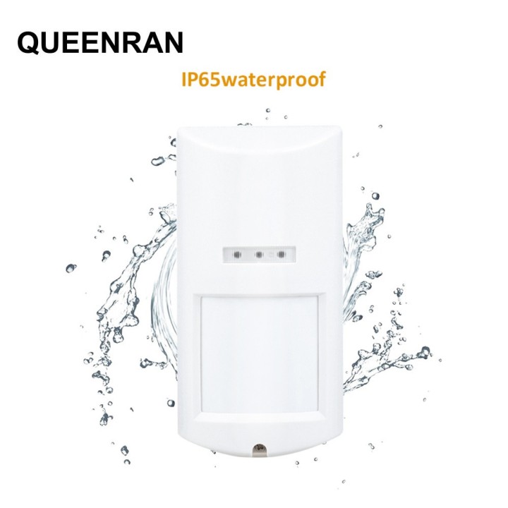 Wired motion detector outdoor volumetric sensor alarm infrared microwave waterproof IP65