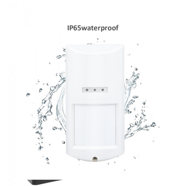Detector de movimiento con cable sensor volumétrico exterior alarma infrarrojo microondas microondas resistente al agua IP65
