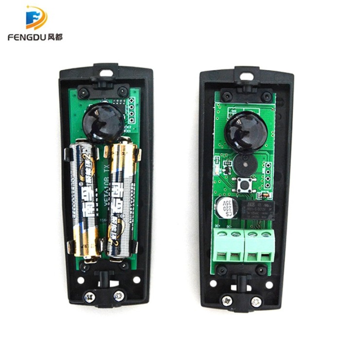 Cella barriera a infrarossi a bordo batteria tampone 3v raggio laser elettronico 8~12m ac/dc 12~24v