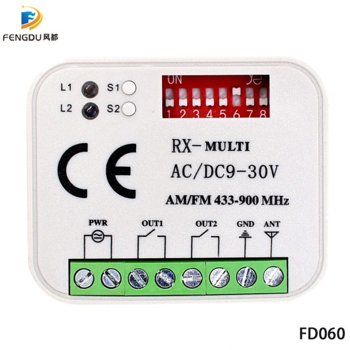 Ricevitore 300MHz 310MHz 315MHz 318MHz 390MHz 433.4MHz 433MHz 433.92MHz 868MHz 868.8MHz