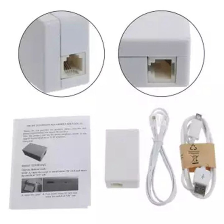 Registratore telefonico automatico usb per la registrazione di conversazioni telefoniche