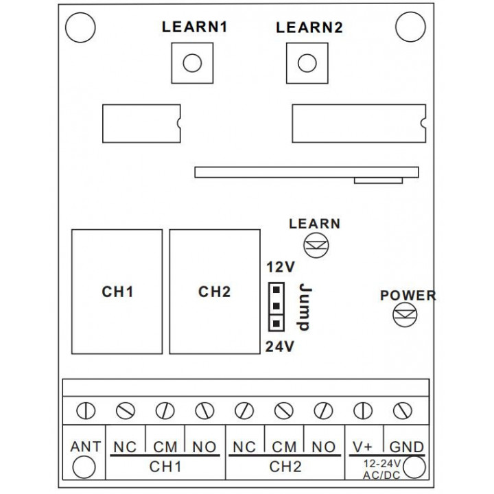 clavier radio etanche ip54 433mhz numérique sans fil a code alarme radio SMG 7018 ouverture porte