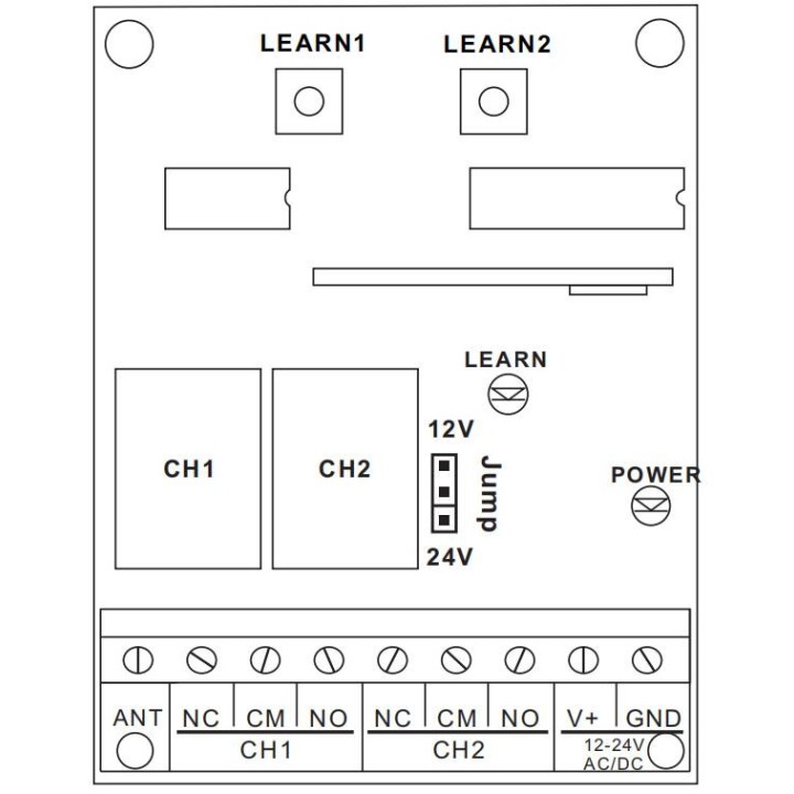 waterproof radio keypad ip54 433mhz digital wireless with code radio alarm SMG 7018 door opening