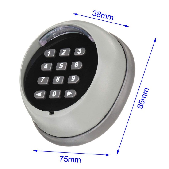 Wasserdichte Funktastatur IP54 433MHz Digital Wireless mit Code Funkalarm SMG 7018 Türöffnung