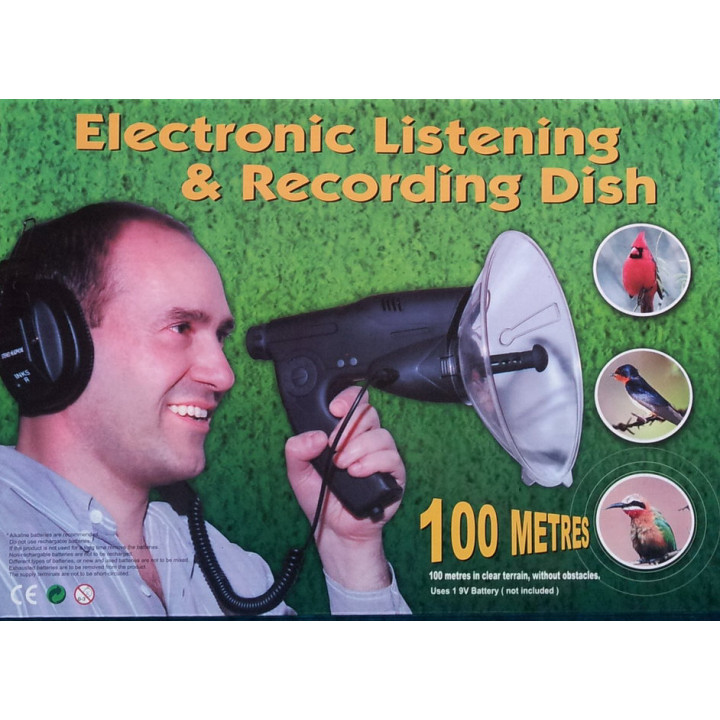 Strumento d'ascolto elettronico a distanza suono uccelli + casco d'ascolto uccelli jr international - 10