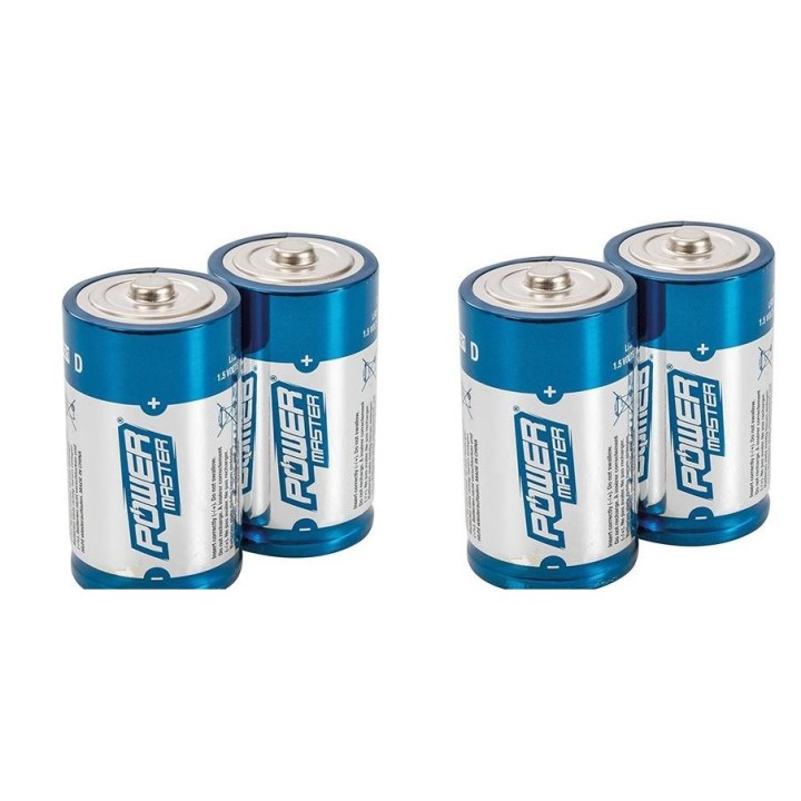 Pila electrica 1.5vcc alcalina lr20 d (les 4) D, AM1, LR20, 13A, E95, MN1300, 813, 4020 pilas alcalinas alimentaciones