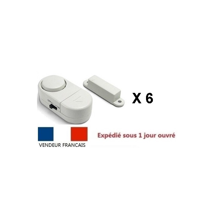 6 mini contact intrusion detection alarm sound basement apartment door opening drawer garage