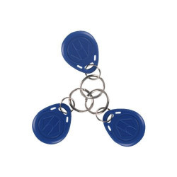 100 pcs EM4305 Copia Rewritable Writable Rewrite EM Keyfobs identificazione RFID Tag Key Card Ring 125KHZ Proximity Token Dupli
