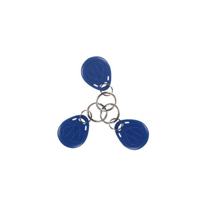 100 pcs EM4305 Copia Rewritable Writable Rewrite EM Keyfobs identificazione RFID Tag Key Card Ring 125KHZ Proximity Token Dupli